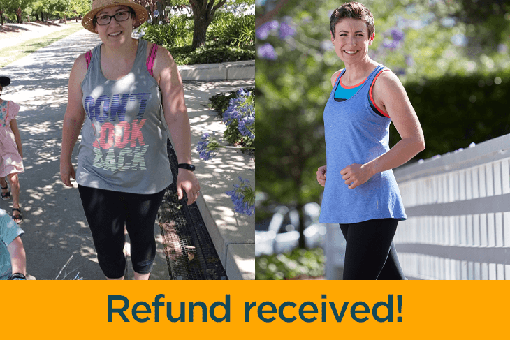 Jo smashed her two goals: weight loss and half marathon